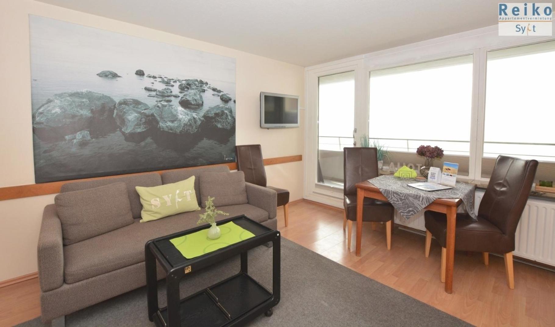 2-70, Seeseite Haus Am Meer, Toller Nordseeblick, Wlan, 1 Zi Westerland Esterno foto