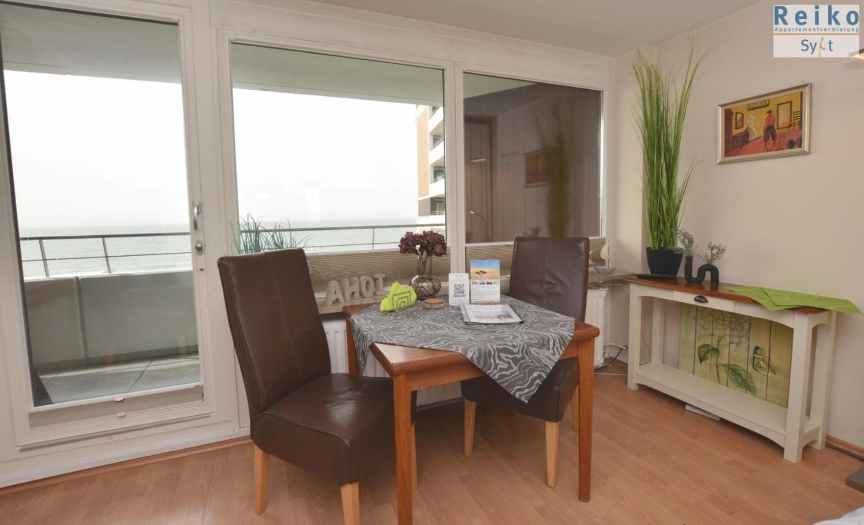 2-70, Seeseite Haus Am Meer, Toller Nordseeblick, Wlan, 1 Zi Westerland Esterno foto